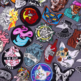 Bügelaufkleber - Schlange